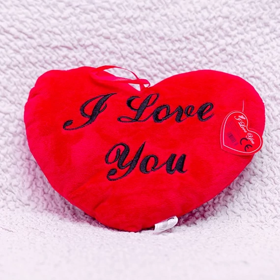 Plüssfigura - I love you szív