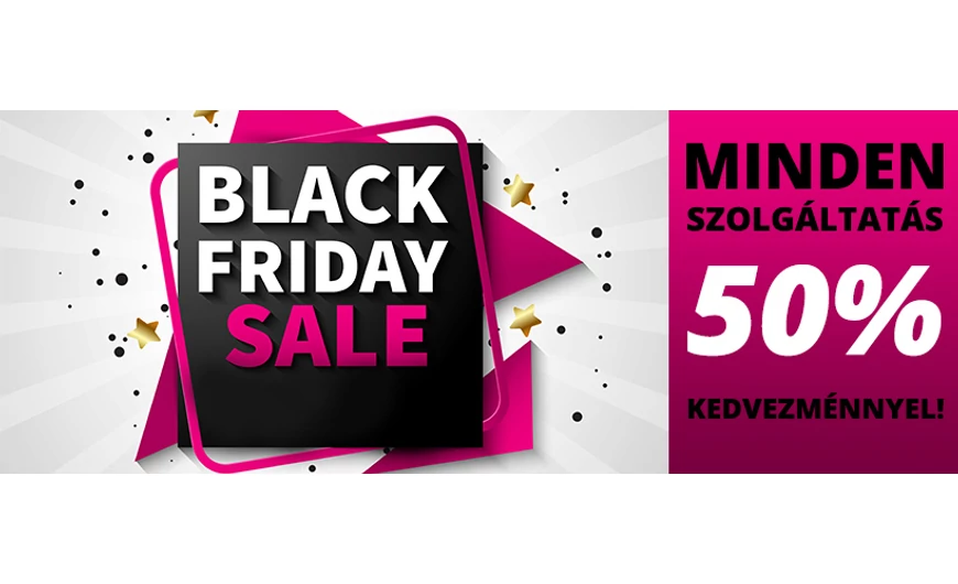 Idén is részt veszünk a Black Friday-ben!